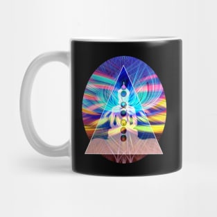 Rainbow Rays 7 Chakra Healing Meditation Mug